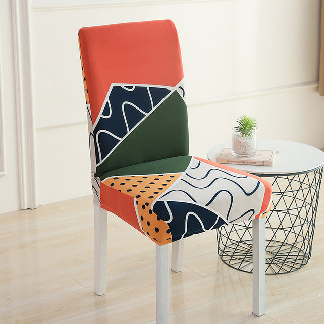 1 Pack Dining Room Chair Set Kitchen Chair Cover , Stretch Sofa Chair Cover Sofa Cover (Printed Pattern)