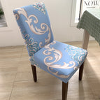 Chair cover-European blue blue