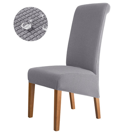 1 piece high back chair cover waterproof velvet fabric high elasticity home hotel dining chair high back chair cover