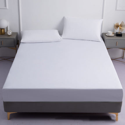 Dustproof And Waterproof Bed Sheet All-inclusive Bedspread Sheet Non-Slip Mattress Protector Four Corner Elastic Sheet Deep Pocket Sheet-B