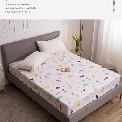 Queen Size Deep Pocket Mattress Sheet - comfortable microfiber - Fade And Wrinkle Resistant, Printed Fitted Sheet