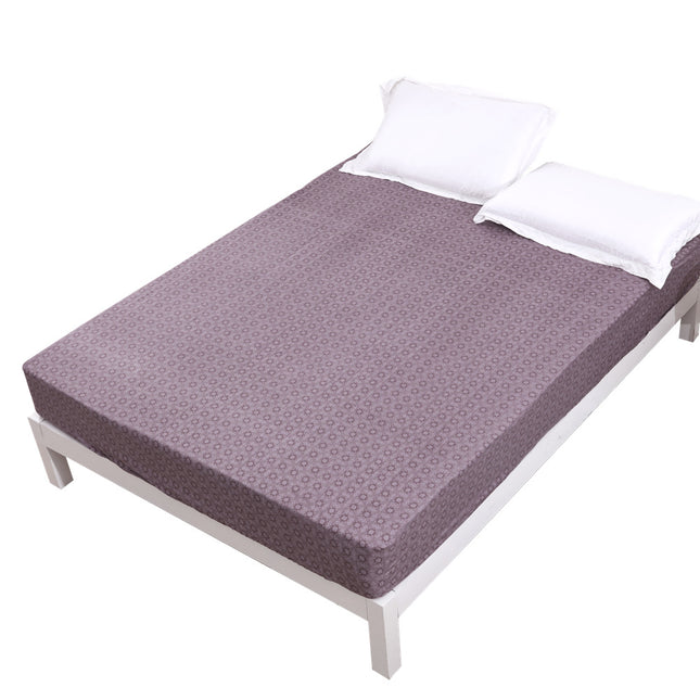 Queen Size Deep Pocket Mattress Sheet - comfortable microfiber - Fade And Wrinkle Resistant, Printed Fitted Sheet