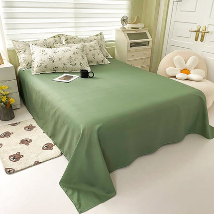 Floral Duvet Cover Set Queen Size Botanical Bedding Set -Flowers Printed Reversible Bedding Comforter Cover Set 1 Duvet Cover 2 Pillowcases+1 Bed Sheet
