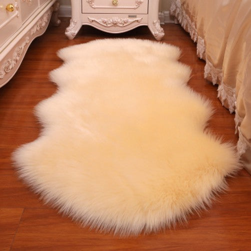Soft Fluffy Rug Faux Fur Sheepskin Rug Home Deco Rugs Bedroom Living Room Floor Sofa Cover Seat Cushion  Rugs