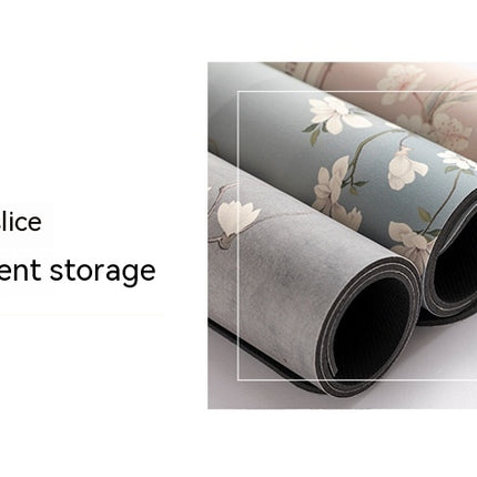Diatomaceous earth bathroom rug bath mat plants and flowers bath mats super absorbent rubber bottom non-slip bath rugs
