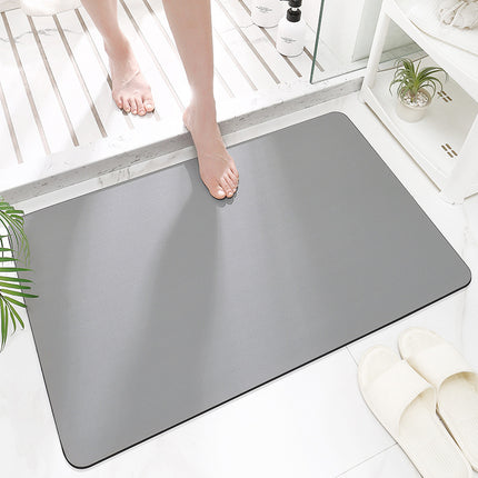 Bathroom Rugs - Rubberized non-slip thin bathroom mats that fit under doors - Washable floor mats - Shower rug in front of tubs, sinks