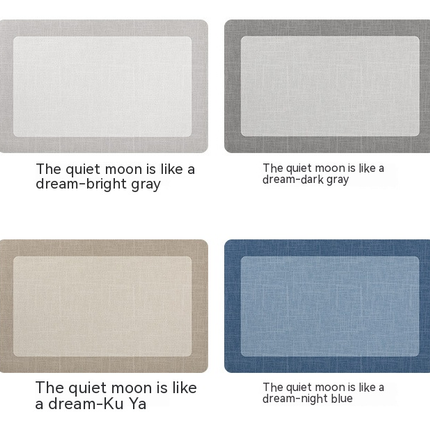 Quick dry bathroom floor mat, absorbent household bath mats, rubber non-slip bottom, easy to clean, easy bathroom rugs