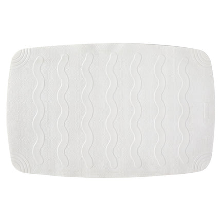 Shower Mat Non Slip Bathmat Anti Mould Bathroom Rug - TPE Material Soft Bath Mats with Suction Cups for Inside Shower, Easy to Clean