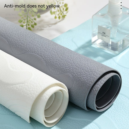 Shower Mat Non Slip Bathmat Anti Mould Bathroom Rug - TPE Material Soft Bath Mats with Suction Cups for Inside Shower, Easy to Clean