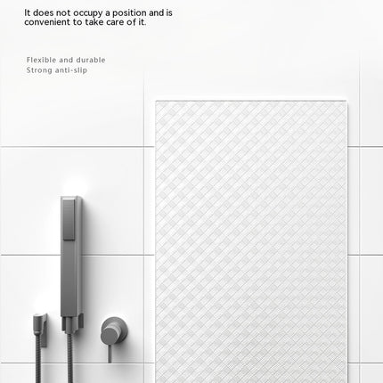 Bathtub and Shower Mat, Non-Slip Safety Floor Mat, Powerful Bathtub Mats with Suction Cup, Checkered Non-Slip Surface