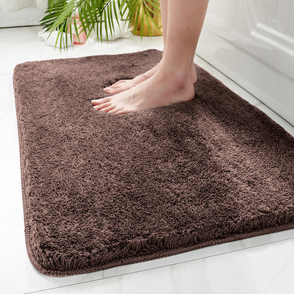 Thick Plush Bathroom mats, Absorbent TPR Backing Non slip bath rugs soft fluffy mats - Microfiber bath mats for Bathroom decor