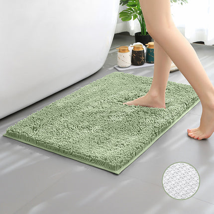 Chenille Bath Rug Shower Mat - Absorbent Microfiber Rugs Mats for Bathroom Floors and Tubs