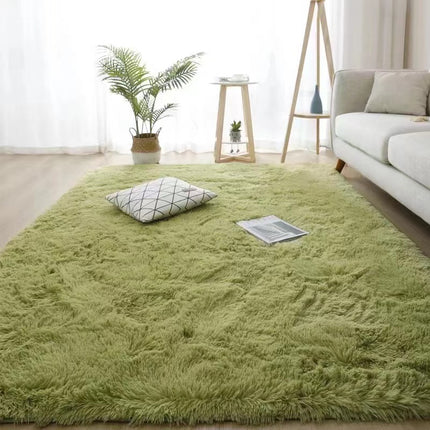 Soft fluffy rugs for bedrooms, tie-dye rugs for living rooms, non-slip shaggy rugs for children's beds, room floor area rugs