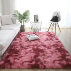 Wine red tie dye