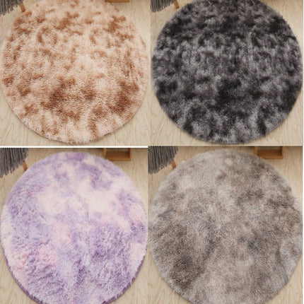 Soft Round Area Rugs for Bedroom Fluffy Round Rugs for Kids, Girls Room Indoor Shaggy Round Rugs Cute and Cozy Living Room Area Rug