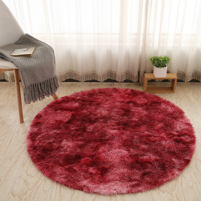 Soft Round Area Rugs for Bedroom Fluffy Round Rugs for Kids, Girls Room Indoor Shaggy Round Rugs Cute and Cozy Living Room Area Rug