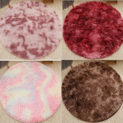 Soft Round Area Rugs for Bedroom Fluffy Round Rugs for Kids, Girls Room Indoor Shaggy Round Rugs Cute and Cozy Living Room Area Rug