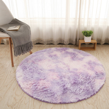Soft Round Area Rugs for Bedroom Fluffy Round Rugs for Kids, Girls Room Indoor Shaggy Round Rugs Cute and Cozy Living Room Area Rug