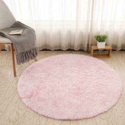 Soft Round Area Rugs for Bedroom Fluffy Round Rugs for Kids, Girls Room Indoor Shaggy Round Rugs Cute and Cozy Living Room Area Rug