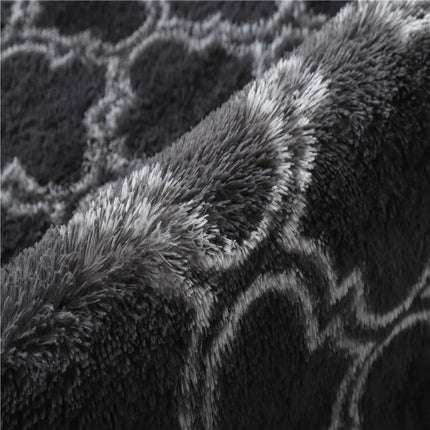 Ultra Soft Area Rugs for Bedroom Living Room -Tie Dye Non-Slip Shaggy Rugs - Indoor Geometric Shaggy Rugs