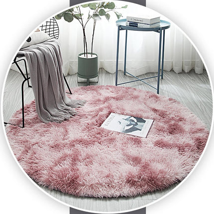 Ultra Soft Fluffy Area Rugs for Bedroom , Shaggy Bedroom Carpet, Living Room Shag Furry Floor Rugs, Non-Slip Tie-Dyed Floor Carpet