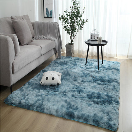 Ultra Soft Fluffy Area Rugs for Bedroom , Living Room Shag Furry Floor Rugs, Non-Slip Tie-Dyed Floor Carpet