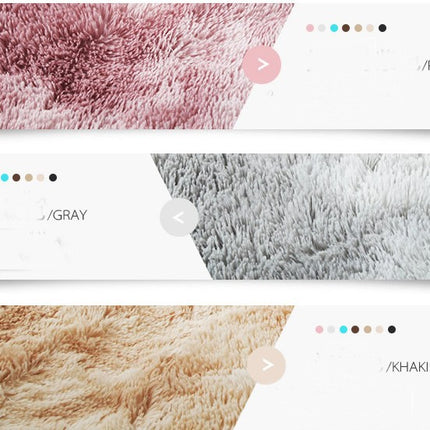 Ultra Soft Fluffy Area Rugs for Bedroom , Living Room Shag Furry Floor Rugs, Non-Slip Tie-Dyed Floor Carpet