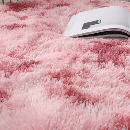 Round Rugs for Bedrooms, Plush Round Rugs for Children's Rooms, Shaggy Carpet for Teenage Girl's Nursery Dorm Room, Cute Home Decorations