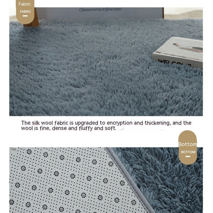 Super Soft Shaggy Carpet Fluffy Rug, Tie-Dye Area Rugs for Living Room Bedroom Girls Kids Room Nursery Home Decor,Non-Slip Washable Carpet