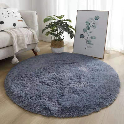 Bedroom Silk Rugs, Kids Room Plush Round Rugs , Teen Room Plush Rugs, Dorm Room Plush Shaggy Rugs, Cute Baby Room Decorations