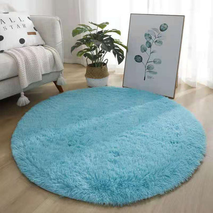 Bedroom Silk Rugs, Kids Room Plush Round Rugs , Teen Room Plush Rugs, Dorm Room Plush Shaggy Rugs, Cute Baby Room Decorations