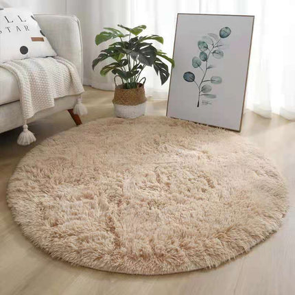 Bedroom Silk Rugs, Kids Room Plush Round Rugs , Teen Room Plush Rugs, Dorm Room Plush Shaggy Rugs, Cute Baby Room Decorations