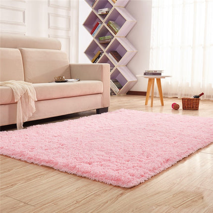 Super Soft Shaggy Carpet Fluffy Tie-Dye Carpet Indoor Carpet for Living Room Bedroom Children's Room Nursery Home Decor Rectangle Carpet
