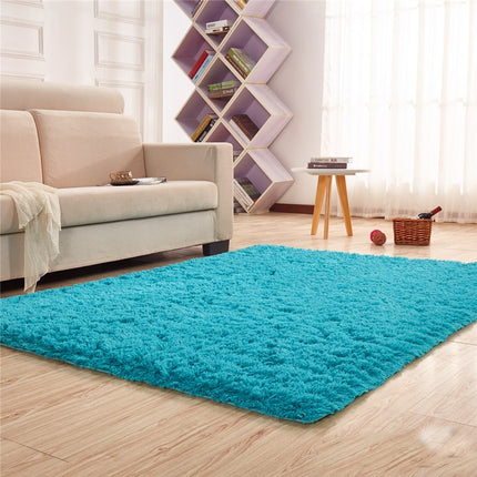 Super Soft Shaggy Carpet Fluffy Tie-Dye Carpet Indoor Carpet for Living Room Bedroom Children's Room Nursery Home Decor Rectangle Carpet