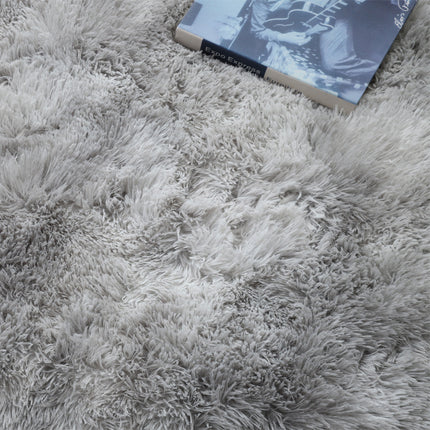 Tie Dye Round Rugs, Artificial Wool Rugs for Living Room, Fluffy Washable Shaggy Rugs for Bedroom Teenager's Room Dormitory Cute Decorations