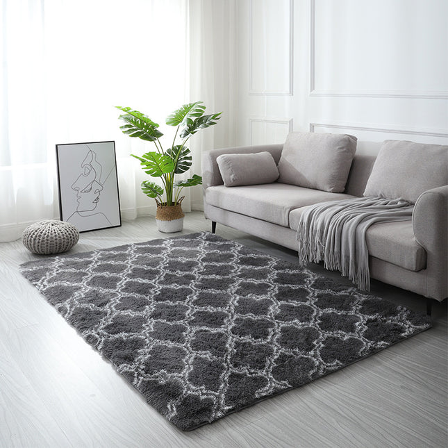 Rectangle Carpet Super Soft Shaggy Pile Kids Bedroom Area Rugs Geometric Rectangle Rugs - Living Room Home Decoration