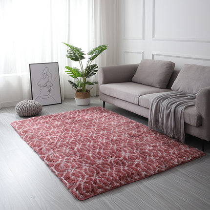 Rectangle Carpet Super Soft Shaggy Pile Kids Bedroom Rugs Anti-slip Geometric Rectangle Rugs - Living Room Home Decoration
