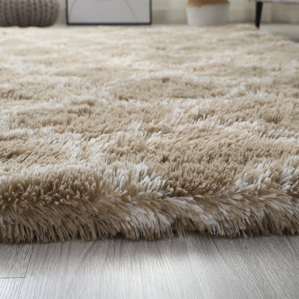 Rectangle Carpet Super Soft Shaggy Pile Kids Bedroom Rugs Anti-slip Geometric Rectangle Rugs - Living Room Home Decoration