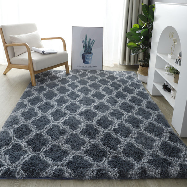 Shag Large Area Rugs for Living Room,  Super Soft Bedroom Carpet,  Geometric Plush Fluffy Rug for Kids Nursery Indoor Home Decor