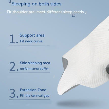 Memory Pillow Slow Rebound Pillow Memory Foam Neck Pillow Ergonomic for Sleepers