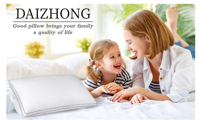 Pillows for Sleeping 2 Pack Fluffy Bed Pillow for Side Back Stomach Sleepers