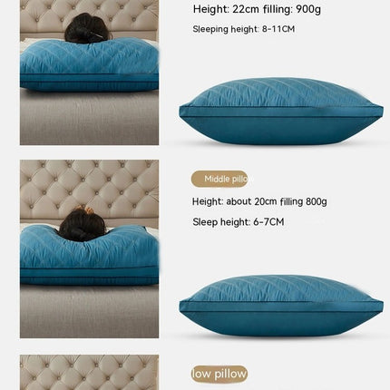 Sleeping Pillows, Hotel Pillow Down Standard Bed Pillow for Neck Side Sleeper