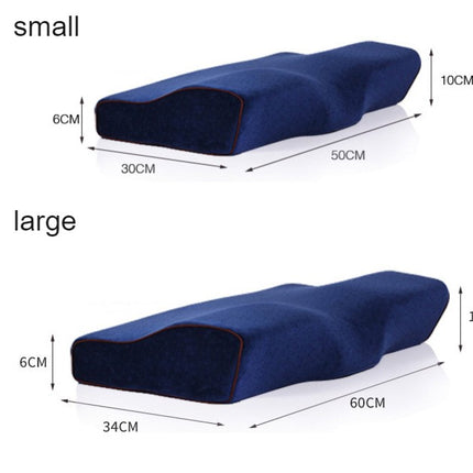 Contour Memory Foam Pillow for Sleeping Ergonomic Pillow for Side, Back and Sleepers