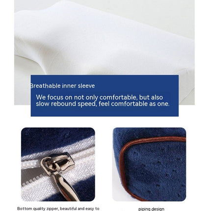 Contour Memory Foam Pillow for Sleeping Ergonomic Pillow for Side, Back and Sleepers