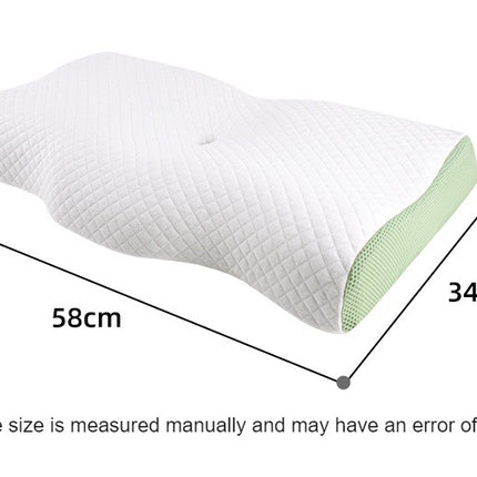 Pillow Memory Pillow Neck Pillow Cervical Pillow Ergonomic Memory Foam Pillow for Sleeping-B