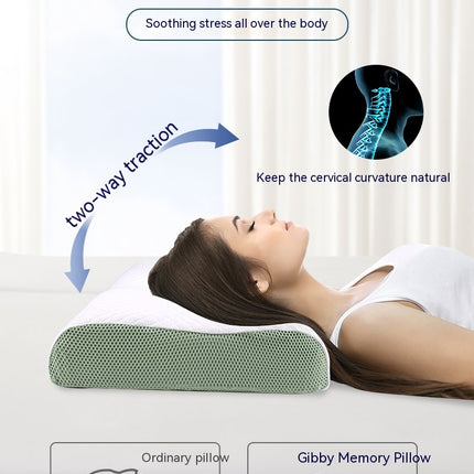 Pillow Memory Pillow Neck Pillow Cervical Pillow Ergonomic Memory Foam Pillow for Sleeping-B
