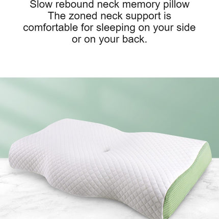 Pillow Memory Pillow Neck Pillow Cervical Pillow Ergonomic Memory Foam Pillow for Sleeping-B