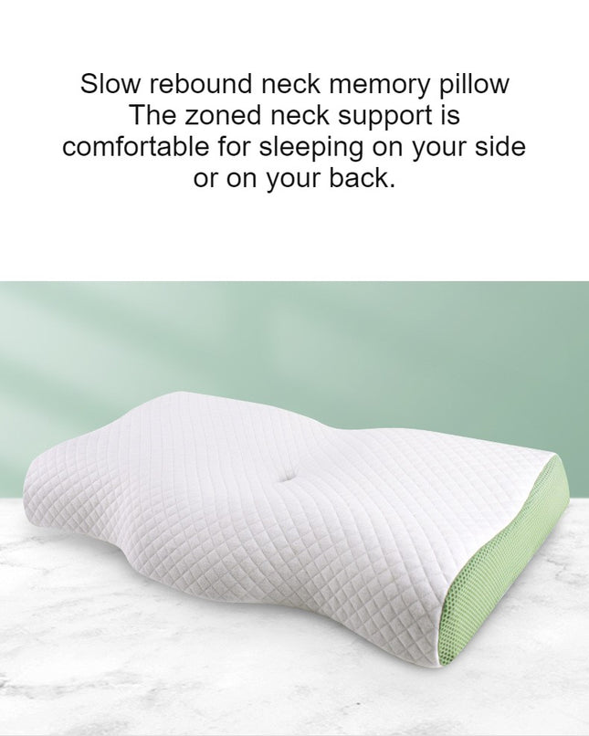 Pillow Memory Pillow Neck Pillow Cervical Pillow Ergonomic Memory Foam Pillow for Sleeping-B