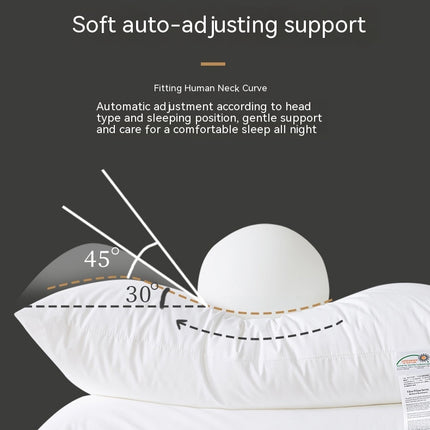 Cotton Pillows Skin Friendly Sleep Pillow Core, Adult Home Cervical Pillow Soft Pillow