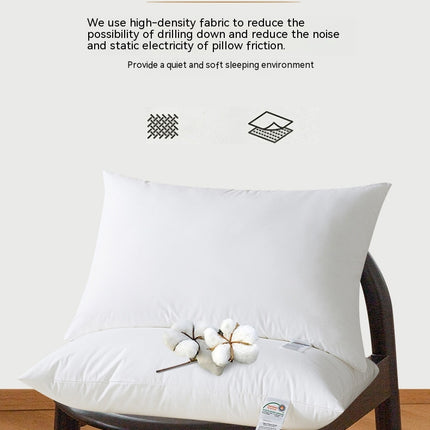 Cotton Pillows Skin Friendly Sleep Pillow Core, Adult Home Cervical Pillow Soft Pillow